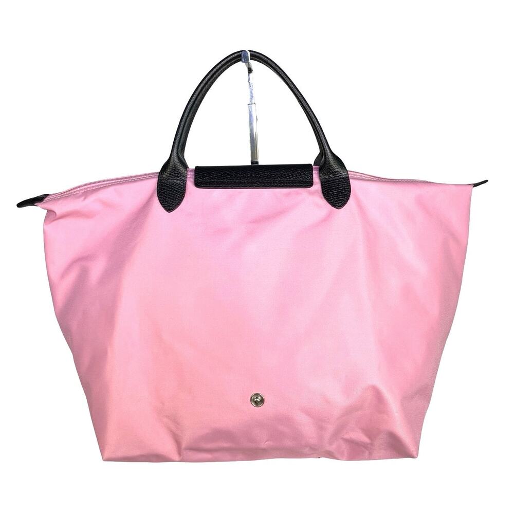 Longchamp x Sarah Morris 2014 Le Pliage Large Pink Tote Bag France - Picture 6 of 16